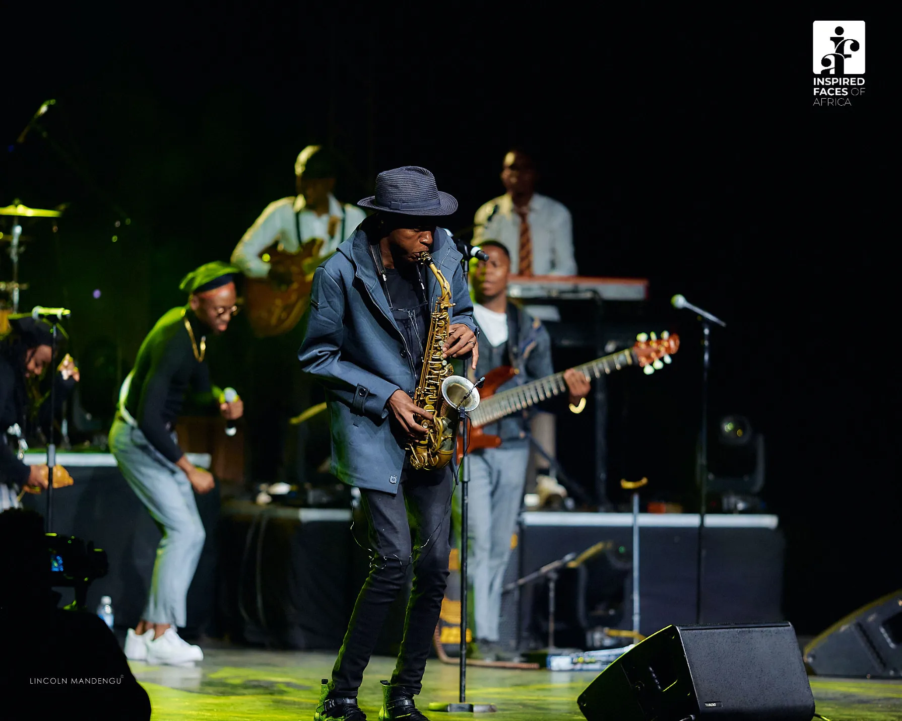 Jose Sax performing live with his band